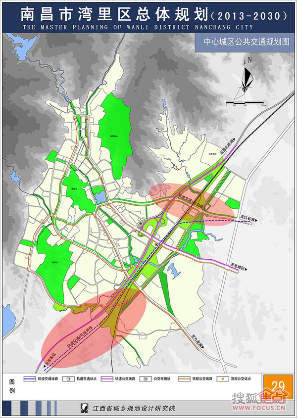南昌市2030规划图,南昌市规划图2030 连接南昌市与湾里中心城区;规划延伸南昌市地铁4号线至湾里,建立湾里