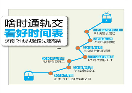 济南轨道交通R1线6月底前将开工