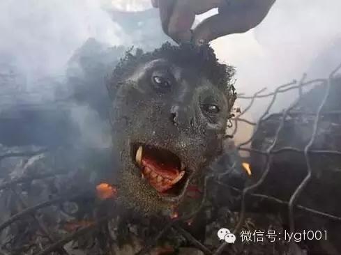残忍到想吐,非洲人烧烤竟然吃这些.