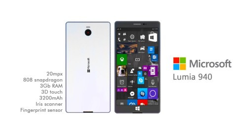 有3d触控:lumia940最新概念图