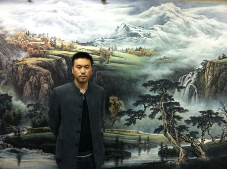 "这也正是当代山水画家刘鹏凯的真实写照.