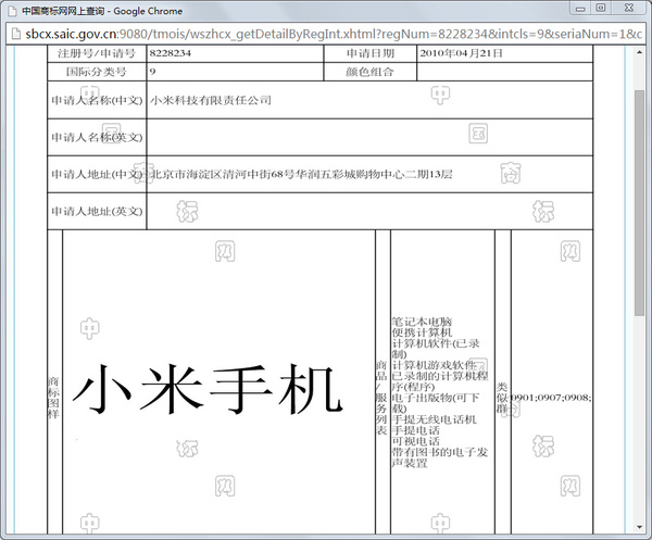 小米上千个商标都是干什么的