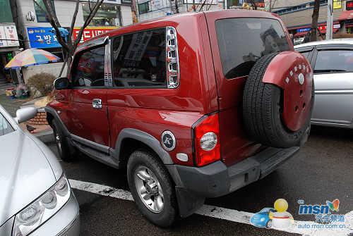 在韩国街头常看到一款越野车在国内从没见过