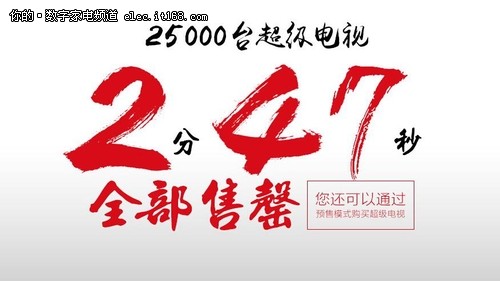 据悉,此次乐视TV提供的25000台超级电视,包括9000台超级电视S40