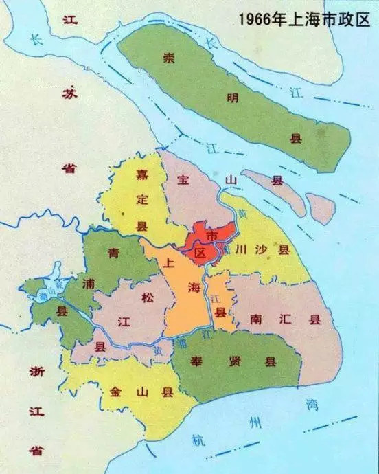 这时候五角场和殷行地区还是归宝山县,84年划归杨浦.