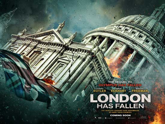 《伦敦陷落》海报