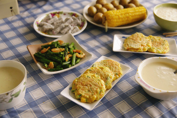 儿童早餐食谱-胡萝卜玉米鸡蛋饼