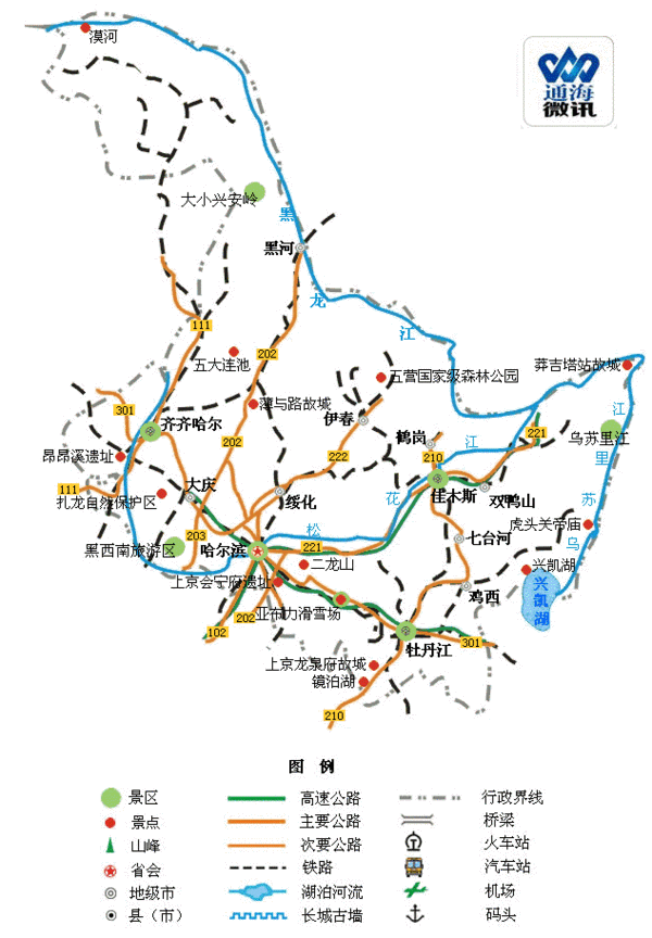 17.吉林旅游地图