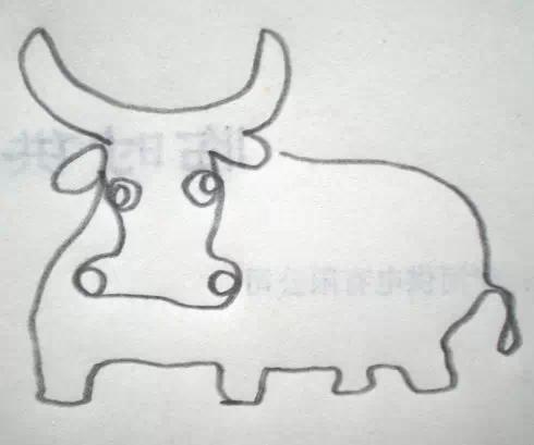 我们的一笔画是瞎画,他的一笔画是艺术