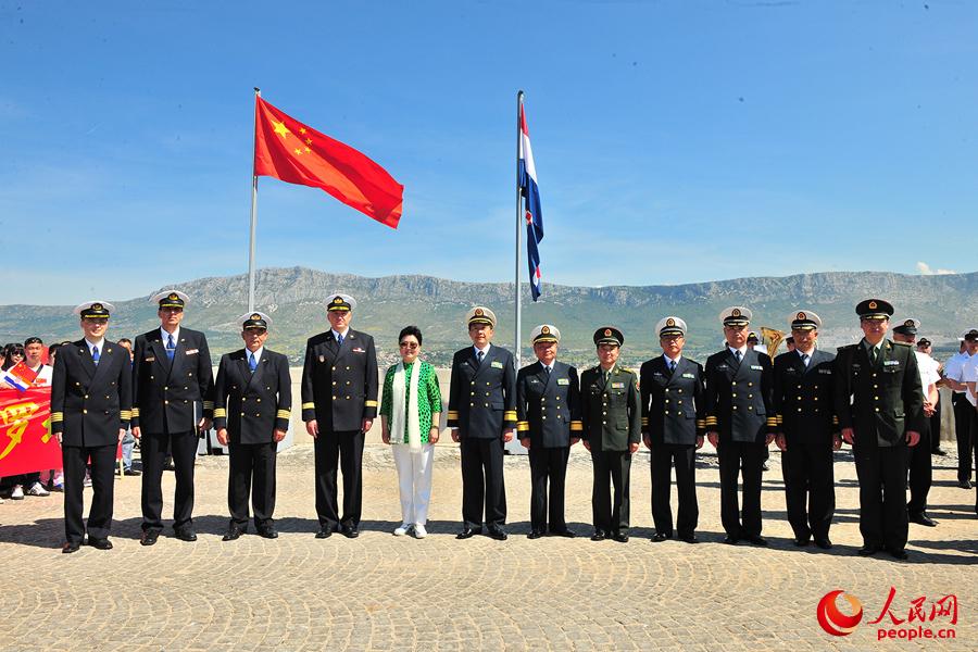 中国海军舰艇编队首次访问克罗地亚(组图)