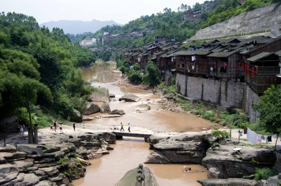 重庆十大古镇之一中山镇 风景名胜区