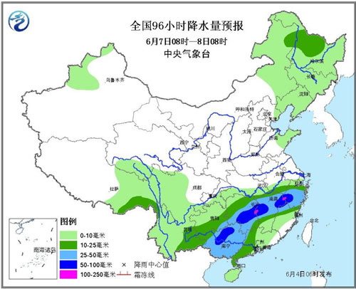 高考期间15个省会城市雨水陪考 浙赣有大暴雨(组图)图片