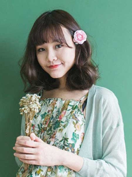 夏日就爱森女风 2015最新流行韩式发型