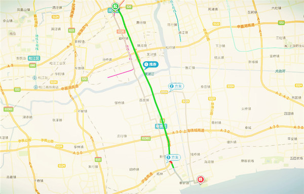地铁一号线的终点站莘庄地铁站和八号线的终点站沈杜公路站是两个较