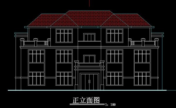 双拼房屋农村设计图dview3+android绘制图片