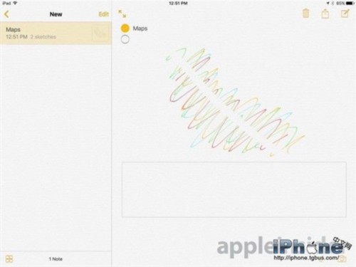 ios 9全新备忘录应用 改进涂鸦和照片插入(组图)