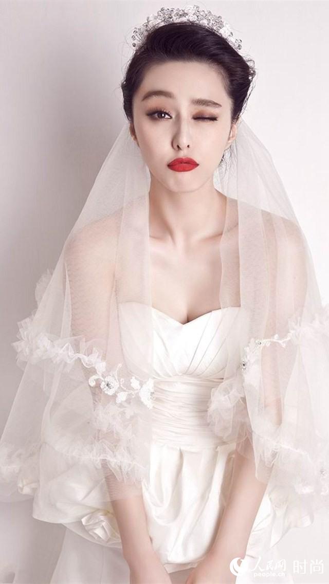 Angelababy婚纱照曝光 盘点中日韩女星绝美婚
