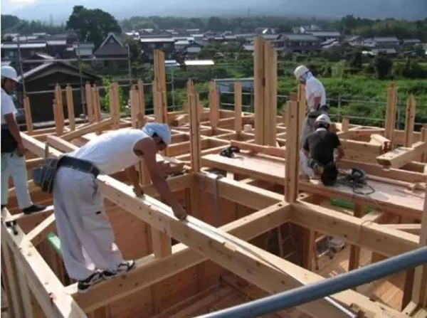 思越木结构|图解日本木结构住宅建造全过程