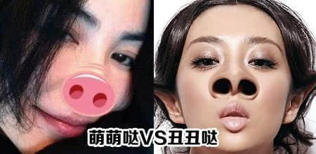 如果女神真长猪鼻子,那还会萌萌哒么?