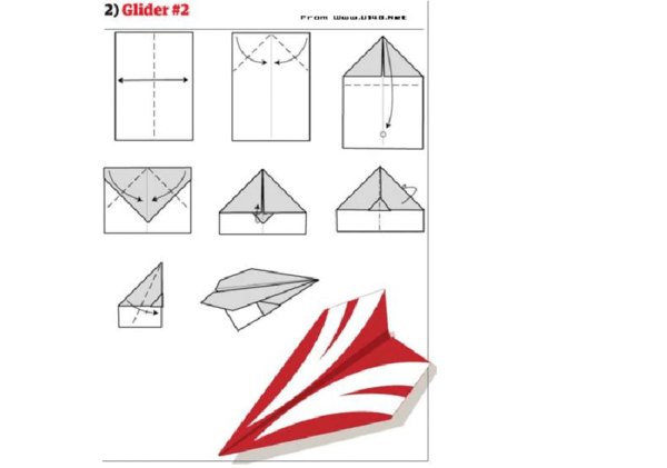 纸飞机 的折法-百草园儿童摄影