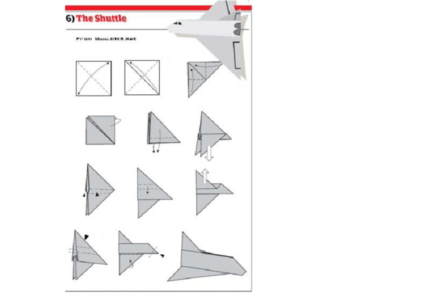 纸飞机 的折法-百草园儿童摄影