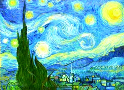 梵高名画《星空》图片