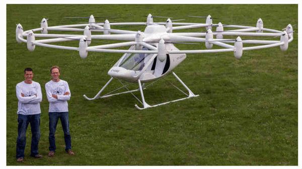 volocopter:18旋翼载人无人机,带你飞,中国双旋翼无人