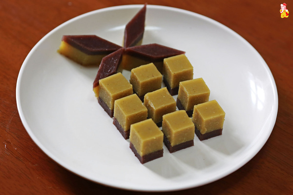 【一手美食】消暑甜品----豌豆黄儿赤豆红