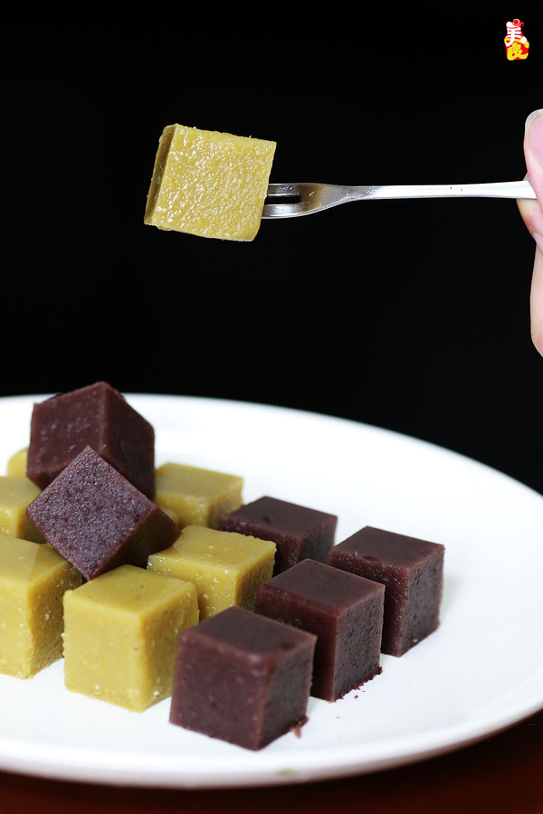 【一手美食】消暑甜品----豌豆黄儿赤豆红