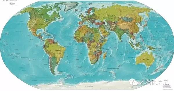 世界地图是怎么画出来?图片