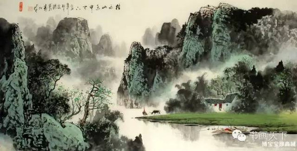 游历的中国山水画
