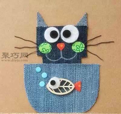 旧牛仔裤diy动物布贴画,爸妈衣柜废旧牛仔大解放 旧牛仔裤diy动物布贴画,爸妈衣柜废旧牛仔大解放