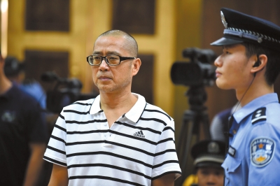 7日，沈桂林在庭审现场。新华社发