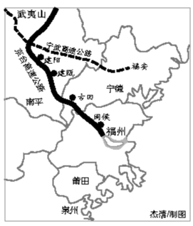 京台高速福州段年底通车从福州到武夷山仅3小时