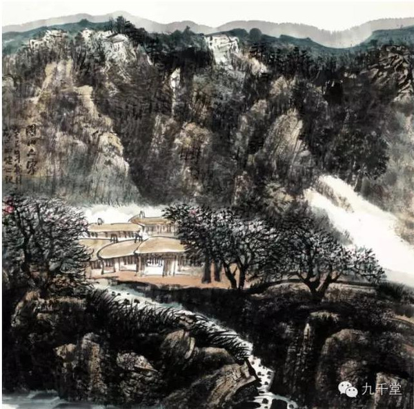 顾大明,赵忠仁山水画小品展7月11日开幕