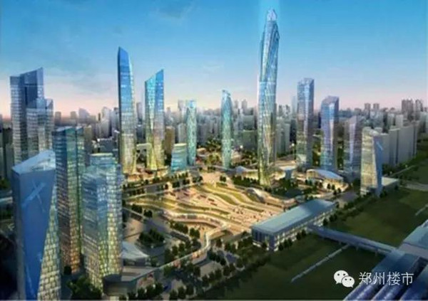 探访郑州火车站西广场中央商务区,值得期待否?