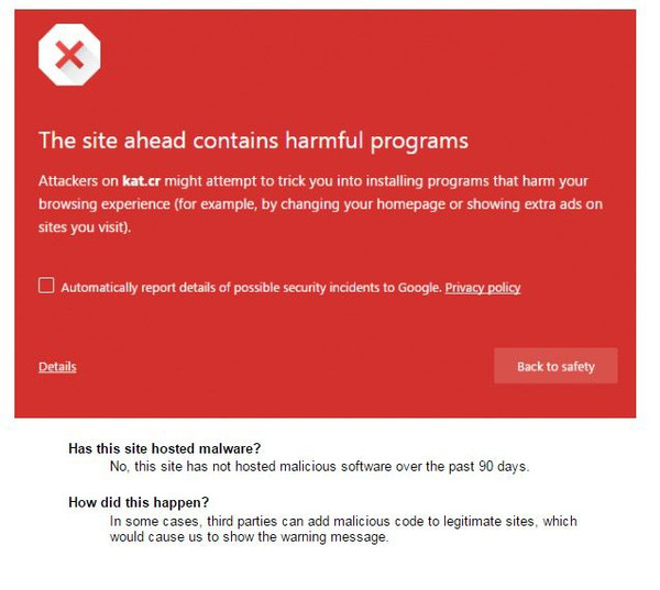 谷歌声明: Chrome 浏览器将阻止用户访问BT网站