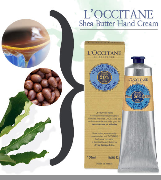 1.l"occitane(欧舒丹)shea butter hand cream