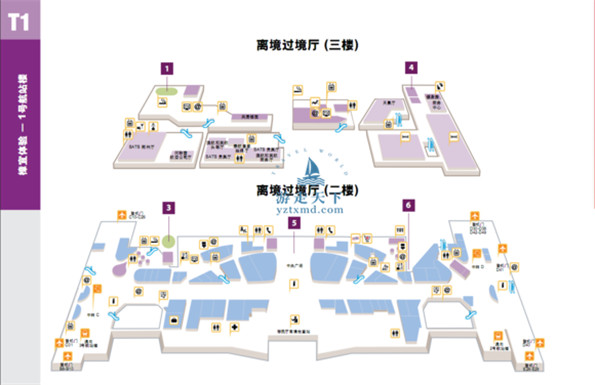 新航机场分布图