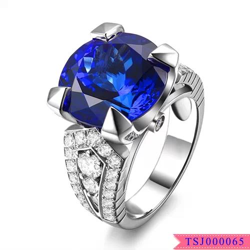 【珠宝知识】 蓝宝石戒指坦桑石戒指款式
