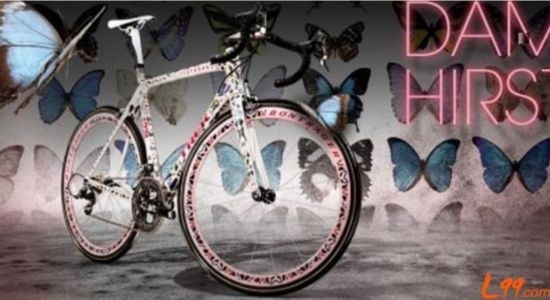 自行车用真蝴蝶翅膀设计的trek butterfly madone,50万美元.