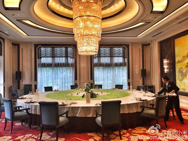 这次行程的最后一餐还是在扬州迎宾馆的九号楼大宴会厅