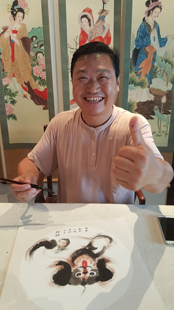 著名慈善书画家徐岩一行应邀赴杭州采风交流