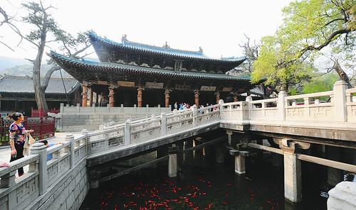 太原晋祠鱼沼飞梁 世界最早的水陆"立交桥"(图)