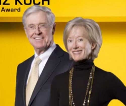 第五位:查尔斯和伊丽莎白·科赫夫妇(charles and elizabeth koch)