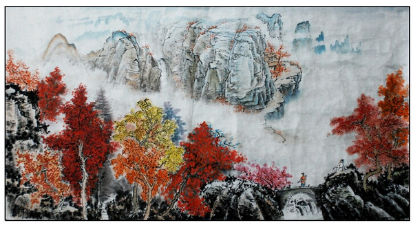 画家刘峰作品赏析