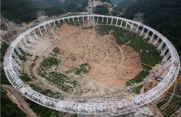 中国在建世界最大射电望远镜