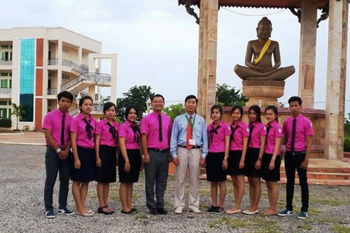 柬埔寨孔子学院进行汉语本科生招生宣传工作