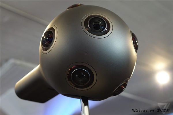 诺基亚发布OZO 360度全景摄像机:多达8只眼