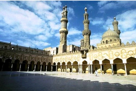 游走在埃及最古老的爱资哈尔清真寺